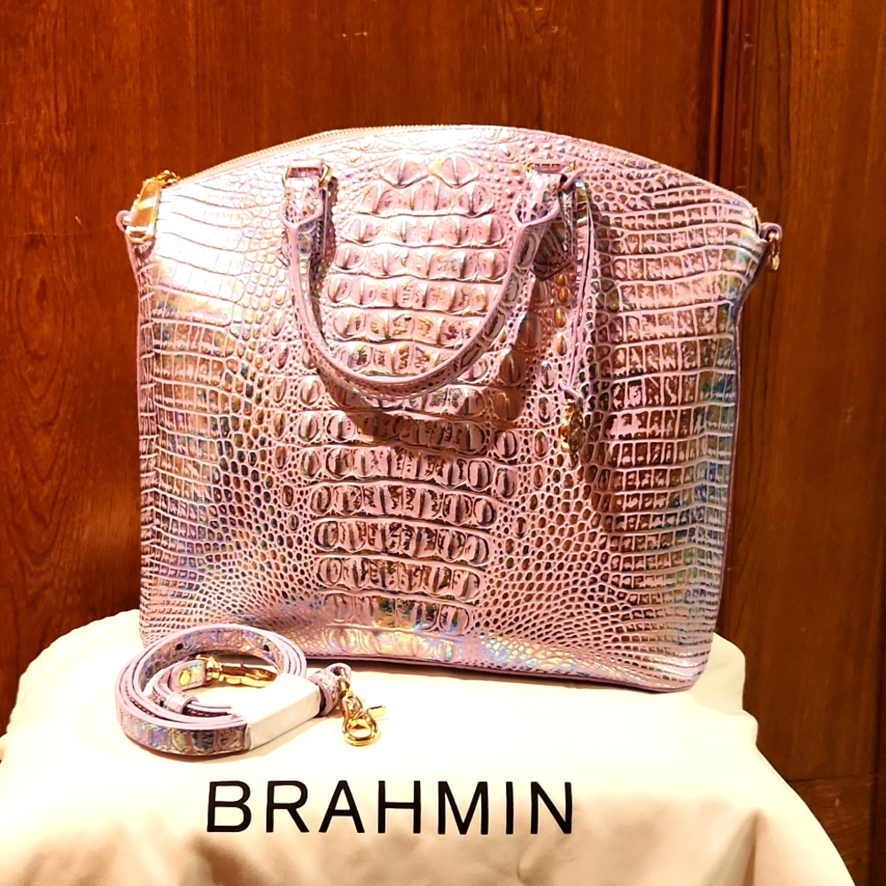 Brahmin Large Duxbury Satchel, Like New